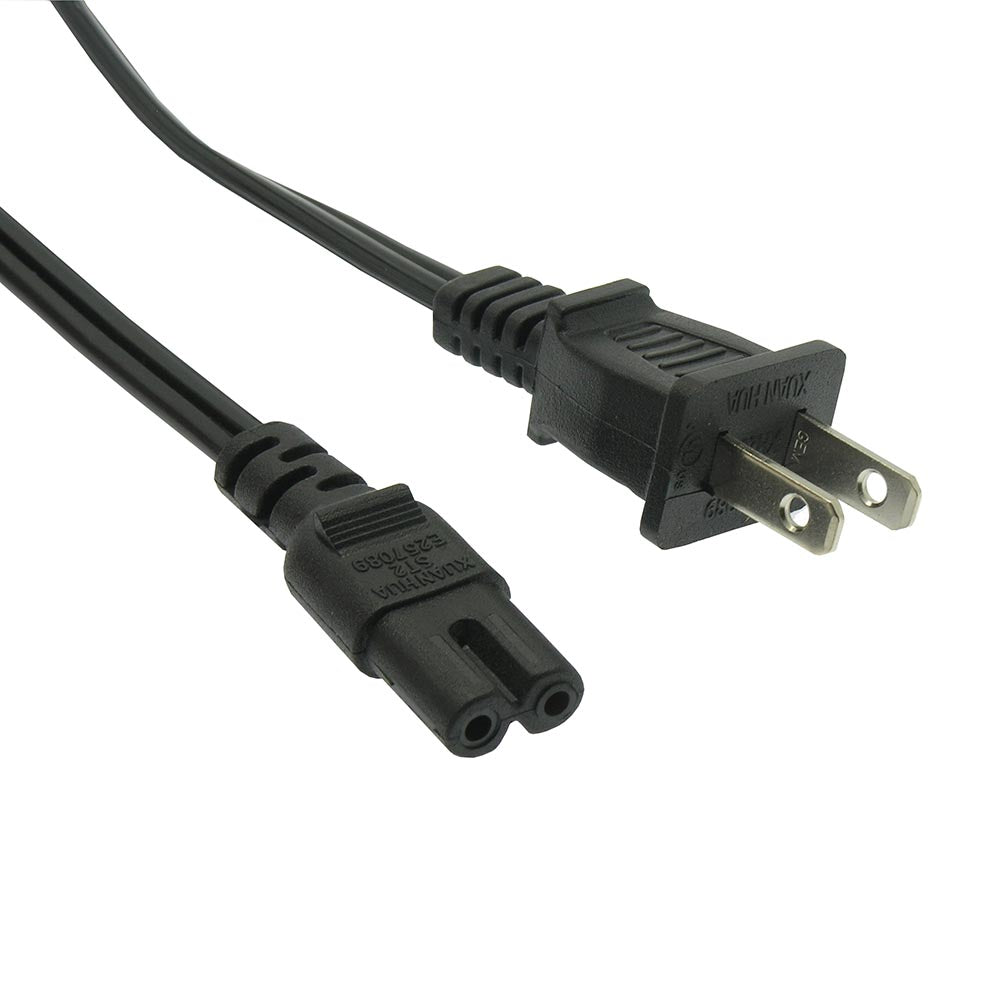 2-Prong Figure-8 Power Cord 18/2 2-Prong Figure-8 Power Cord 18/2